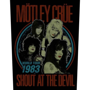 Motley Crue - Shout At The Devil Back Patch in der Gruppe MERCHANDISE / Merch / Hårdrock bei Bengans Skivbutik AB (5538170)