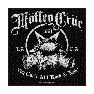 Motley Crue - You Can't Kill Rock N Roll Standard Patc in der Gruppe MERCHANDISE / Merch / Hårdrock bei Bengans Skivbutik AB (5538176)