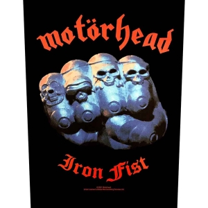 Motorhead - Iron Fist 2017 Back Patch in der Gruppe MERCHANDISE / Merch / Hårdrock bei Bengans Skivbutik AB (5538183)