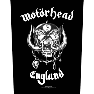 Motorhead - England Back Patch in der Gruppe MERCHANDISE / Merch / Hårdrock bei Bengans Skivbutik AB (5538190)