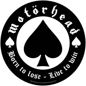 Motorhead - Born To Lose Back Patch in der Gruppe MERCHANDISE / Merch / Hårdrock bei Bengans Skivbutik AB (5538194)