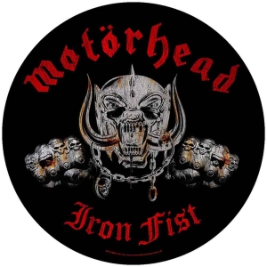 Motorhead - Iron Fist 2010 Back Patch in der Gruppe MERCHANDISE / Merch / Hårdrock bei Bengans Skivbutik AB (5538195)