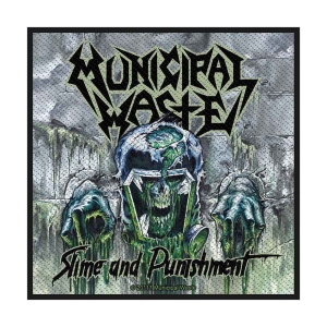 Municipal Waste - Slime & Punishment Standard Patch in der Gruppe MERCHANDISE / Merch / Hårdrock bei Bengans Skivbutik AB (5538212)