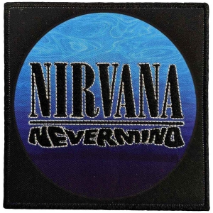 Nirvana - Nevermind Wavy Logo Pritned Patch in der Gruppe MERCHANDISE / Merch / Hårdrock bei Bengans Skivbutik AB (5538225)