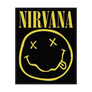 Nirvana - Smiley Standard Patch in der Gruppe MERCHANDISE / Merch / Hårdrock bei Bengans Skivbutik AB (5538228)