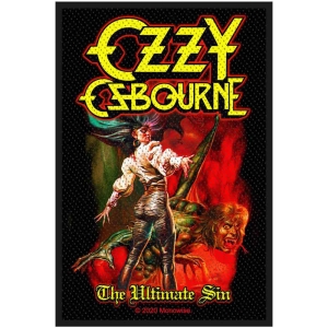 Ozzy Osbourne - The Ultimate Sin Standard Patch in der Gruppe MERCHANDISE / Merch / Hårdrock bei Bengans Skivbutik AB (5538241)