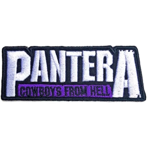 Pantera - Cowboys From Hell Woven Patch in der Gruppe MERCHANDISE / Merch / Hårdrock bei Bengans Skivbutik AB (5538244)