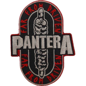 Pantera - Far From Woven Patch in der Gruppe MERCHANDISE / Merch / Hårdrock bei Bengans Skivbutik AB (5538250)