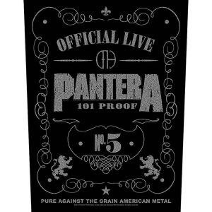 Pantera - 101% Proof Back Patch in der Gruppe MERCHANDISE / Merch / Hårdrock bei Bengans Skivbutik AB (5538264)