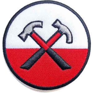 Pink Floyd The Wall - The Wall 3D Hammers Circle Woven Patch in der Gruppe MERCHANDISE / Merch / Pop-Rock bei Bengans Skivbutik AB (5538287)