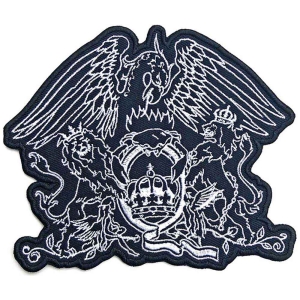 Queen - Cut-Out Crest Woven Patch in der Gruppe MERCHANDISE / Merch / Pop-Rock bei Bengans Skivbutik AB (5538320)