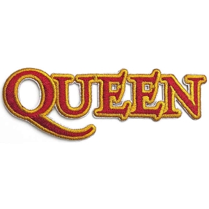 Queen - Cut-Out Logo Woven Patch in der Gruppe MERCHANDISE / Merch / Pop-Rock bei Bengans Skivbutik AB (5538322)