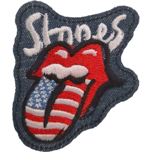 Rolling Stones - Filter Flag Tongue Woven Patch in der Gruppe MERCHANDISE / Merch / Pop-Rock bei Bengans Skivbutik AB (5538357)