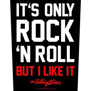 Rolling Stones - It's Only Rock 'N' Roll Back Patch in der Gruppe MERCHANDISE / Merch / Pop-Rock bei Bengans Skivbutik AB (5538363)