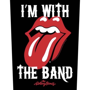 Rolling Stones - I'm With The Band Back Patch in der Gruppe MERCHANDISE / Merch / Pop-Rock bei Bengans Skivbutik AB (5538364)