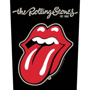 Rolling Stones - Plastered Tongue Back Patch in der Gruppe MK Export CDON Merch bei Bengans Skivbutik AB (5538366)