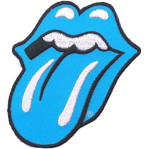 Rolling Stones - Classic Tongue Blue Standard Patch in der Gruppe MERCHANDISE / Merch / Pop-Rock bei Bengans Skivbutik AB (5538367)