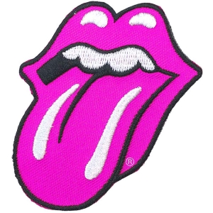 Rolling Stones - Classic Tongue Pink Standard Patch in der Gruppe MERCHANDISE / Merch / Pop-Rock bei Bengans Skivbutik AB (5538370)