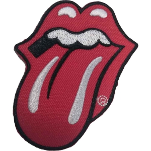 Rolling Stones - Classic Tongue Red Standard Patch in der Gruppe MERCHANDISE / Merch / Pop-Rock bei Bengans Skivbutik AB (5538371)