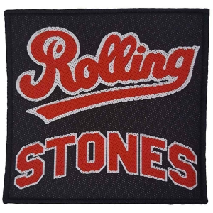 Rolling Stones - Team Logo Square Standard Patch in der Gruppe MERCHANDISE / Merch / Pop-Rock bei Bengans Skivbutik AB (5538376)