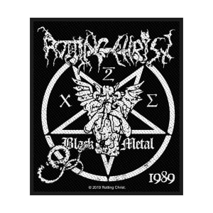 Rotting Christ - Black Metal Standard Patch in der Gruppe MERCHANDISE / Merch / Hårdrock bei Bengans Skivbutik AB (5538383)