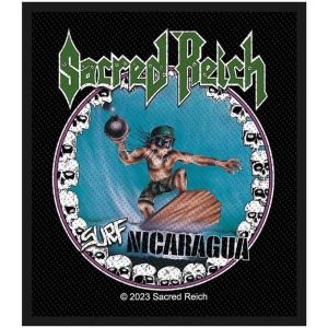 Sacred Reich - Surf Nicaragua Standard Patch in der Gruppe MERCHANDISE / Merch / Hårdrock bei Bengans Skivbutik AB (5538391)