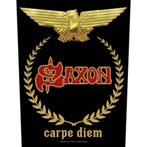 Saxon - Carpe Diem Back Patch in der Gruppe MERCHANDISE / Merch / Hårdrock bei Bengans Skivbutik AB (5538394)