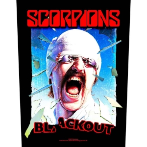 Scorpions - Blackout Back Patch in der Gruppe MERCHANDISE bei Bengans Skivbutik AB (5538397)