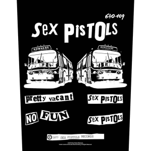 Sex Pistols - Pretty Vacant Back Patch in der Gruppe MERCHANDISE / Merch / Punk bei Bengans Skivbutik AB (5538408)