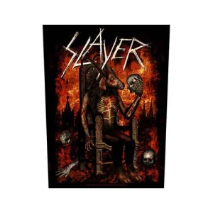 Slayer - Devil On Throne Back Patch in der Gruppe MERCHANDISE / Merch / Hårdrock bei Bengans Skivbutik AB (5538415)