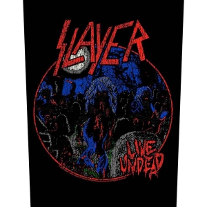 Slayer - Live Undead Back Patch in der Gruppe MERCHANDISE / Merch / Hårdrock bei Bengans Skivbutik AB (5538420)