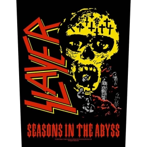 Slayer - Seasons In The Abyss Back Patch in der Gruppe MERCHANDISE / Merch / Hårdrock bei Bengans Skivbutik AB (5538421)