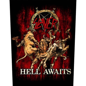 Slayer - Hell Awaits Back Patch in der Gruppe MERCHANDISE / Merch / Hårdrock bei Bengans Skivbutik AB (5538424)