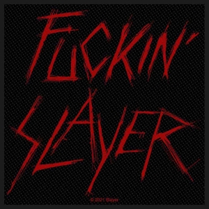 Slayer - Fuckin' Slayer Standard Patch in der Gruppe MERCHANDISE / Merch / Hårdrock bei Bengans Skivbutik AB (5538434)