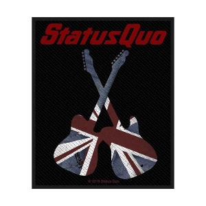 Status Quo - Guitars Standard Patch in der Gruppe MERCHANDISE / Merch / Pop-Rock bei Bengans Skivbutik AB (5538450)