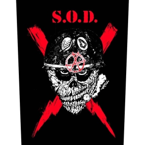 Stormtroopers Of Death - Scrawled Lightning Back Patch in der Gruppe MERCHANDISE / Merch / Hårdrock bei Bengans Skivbutik AB (5538452)