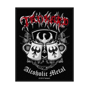 Tankard - Alcoholic Metal Standard Patch in der Gruppe MERCHANDISE / Merch / Hårdrock bei Bengans Skivbutik AB (5538456)