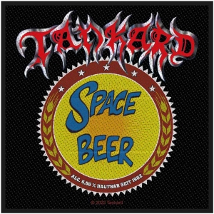 Tankard - Space Beer Standard Patch in der Gruppe MERCHANDISE / Merch / Hårdrock bei Bengans Skivbutik AB (5538457)