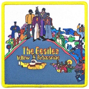 The Beatles - Yellow Submarine Woven Patch in der Gruppe MERCHANDISE / Merch / Pop-Rock bei Bengans Skivbutik AB (5538467)