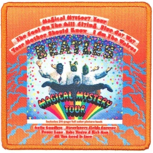 The Beatles - Magical Mystery Tour Woven Patch in der Gruppe MERCHANDISE / Merch / Pop-Rock bei Bengans Skivbutik AB (5538469)