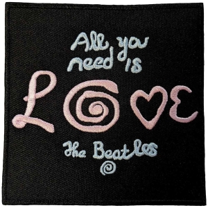 The Beatles - All You Need Is Love Woven Patch in der Gruppe MERCHANDISE / Merch / Pop-Rock bei Bengans Skivbutik AB (5538473)