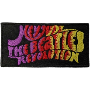 The Beatles - Hey Jude/Revolution Woven Patch in der Gruppe MERCHANDISE / Merch / Pop-Rock bei Bengans Skivbutik AB (5538475)