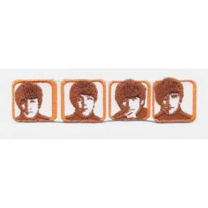 The Beatles - Heads In Boxes Standard Patch in der Gruppe MERCHANDISE / Merch / Pop-Rock bei Bengans Skivbutik AB (5538485)