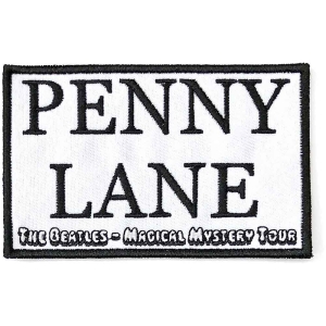 The Beatles - Penny Lane Wht Woven Patch in der Gruppe MERCHANDISE / Merch / Pop-Rock bei Bengans Skivbutik AB (5538494)