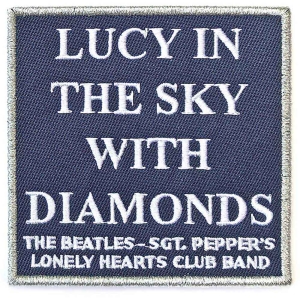 The Beatles - Lucy In The Sky... Woven Patch in der Gruppe MERCHANDISE / Merch / Pop-Rock bei Bengans Skivbutik AB (5538507)