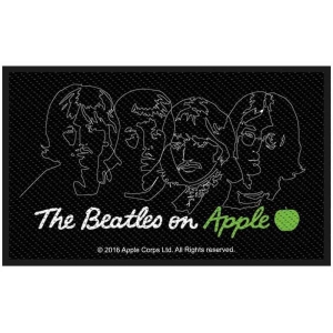 The Beatles - On Apple Standard Patch in der Gruppe MERCHANDISE / Merch / Pop-Rock bei Bengans Skivbutik AB (5538515)