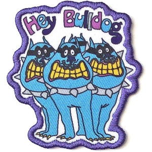 The Beatles - Hey Bulldog Woven Patch in der Gruppe MERCHANDISE / Merch / Pop-Rock bei Bengans Skivbutik AB (5538530)