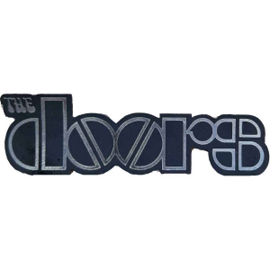 The Doors - Chrome Logo Printed Patch in der Gruppe MK Export CDON Merch bei Bengans Skivbutik AB (5538547)