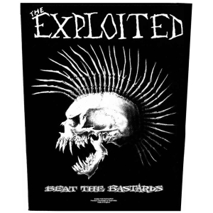 The Exploited - Beat The Bastards Back Patch in der Gruppe MERCHANDISE / Merch / Punk bei Bengans Skivbutik AB (5538554)