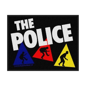 The Police - Triangles Standard Patch in der Gruppe MERCHANDISE / Merch / Pop-Rock bei Bengans Skivbutik AB (5538560)